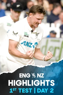 1st Test - Day 2 - Highlights - 5 Jun 2026  on Sony LIV