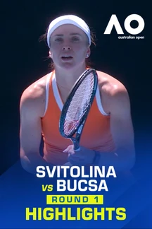Svitolina vs Bucsa  - Round 1 - Highlights - 18 Jan 2026 on Sony LIV