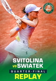 Full Match - Svitolina vs Swiatek - Quarter-final - 3 Jun 2025 on Sony LIV
