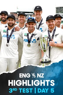 Day 5 - 3rd Test - Highlights - 29 Jun 2026  on Sony LIV