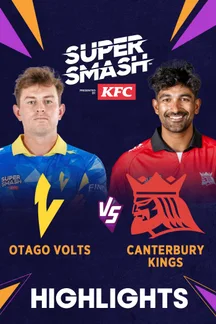 Otago Volts vs Canterbury Kings - Highlights - 28 Dec 2025 on Sony LIV
