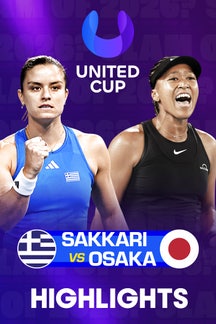 Maria Sakkari vs Naomi Osaka - Highlights - 2 Jan 2026  on Sony LIV