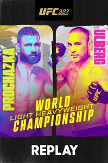 UFC 327 - Prochazka vs Ulberg - Replay - 12 Apr 2026 on Sony LIV