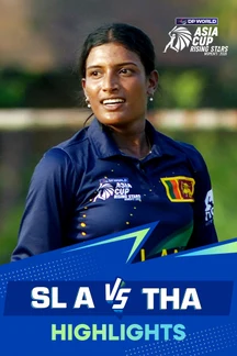 Sri Lanka A Women vs Thailand Women - Highlights - 18 Feb 2026  on Sony LIV