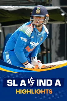 Sri Lanka A vs India A - Highlights - 9 Jun 2026 on Sony LIV