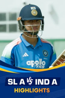 Sri Lanka A vs India A - Highlights - 15 Jun 2026 on Sony LIV