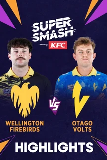 Wellington Firebirds vs Otago Volts - Highlights - 9 Jan 2026 on Sony LIV