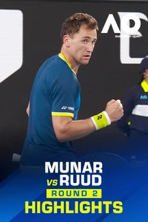 Munar vs Ruud - Highlights - 22 Jan 2026  on Sony LIV