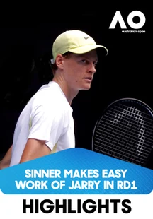 Defending Champ Sinner Braves His Way Past Jarry - Highlights - 13 Jan 2025 on Sony LIV