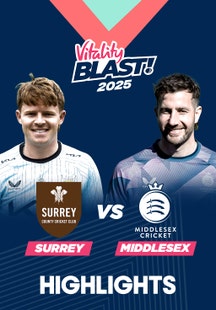 Surrey vs Middlesex - Highlights - 20 Jun 2025 on Sony LIV