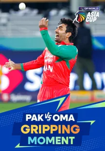 Gripping Moment - Pakistan vs Oman - 12 Sep 2025  on Sony LIV