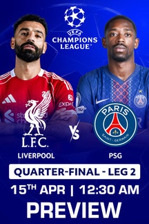 Liverpool vs PSG - Preview on Sony LIV