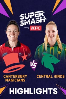 Canterbury Magicians vs Central Hinds - Highlights - 1 Jan 2026 on Sony LIV
