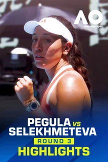 Pegula vs Selekhmeteva - Round 3 - Highlights - 24 Jan 2026 on Sony LIV