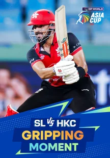 Gripping Moment - Sri Lanka vs Hong Kong, China - 15 Sep 2025  on Sony LIV