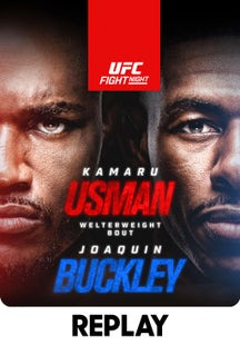 UFC Fight Night - Usman vs Buckley - Replay - 15 Jun 2025 on Sony LIV