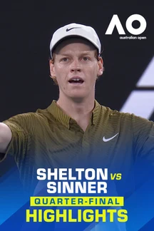 Shelton vs Sinner - QF - Highlights - 28 Jan 2026 on Sony LIV