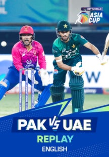 Pakistan vs UAE - Replay - 17 Sep 2025 on Sony LIV