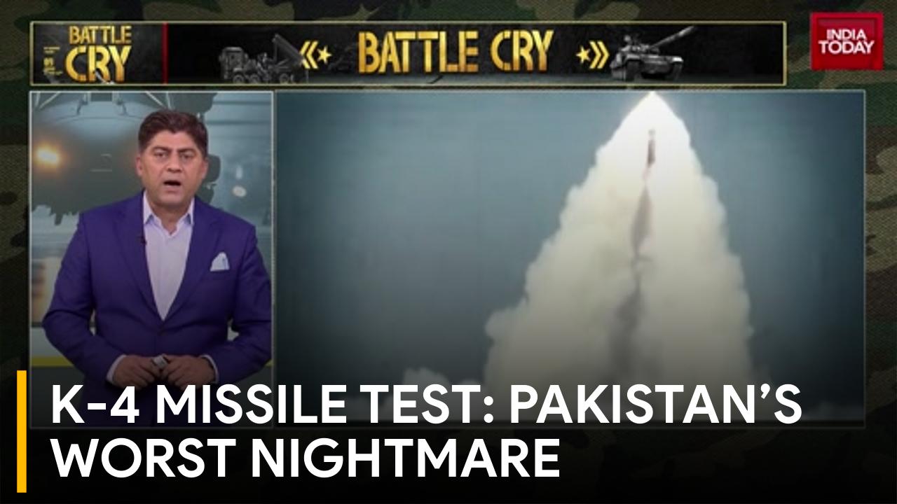 Battle Cry: India test fires K-4 missile from INS Arihant, sparks panic in Pakistan on undefined