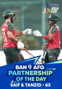 Partnership Of The Day - Bangladesh vs Afghanistan - Highlights - 16 Sep 2025 on Sony LIV
