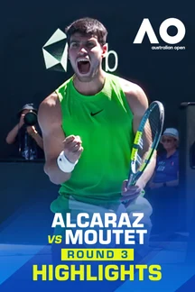 Alcaraz vs Moutet - Round 3 - Highlights - 23 Jan 2026 on Sony LIV