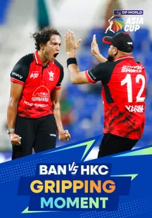 Gripping Moment - Bangladesh vs Hong Kong, China - 11 Sep 2025  on Sony LIV
