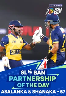 Partnership Of The Day - Sri Lanka vs Bangladesh - 20 Sep 2025 on Sony LIV