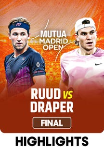 Casper Ruud vs Jack Draper- Final - Highlights - 4 May 2025 on SonyLIV