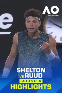Shelton vs Ruud - Round 4 - Highlights - 26 Jan 2026 on Sony LIV