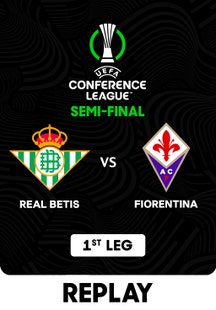 Real Betis vs Fiorentina - Semi-final - 1st Leg - Replay - 2 May 2025 on SonyLIV