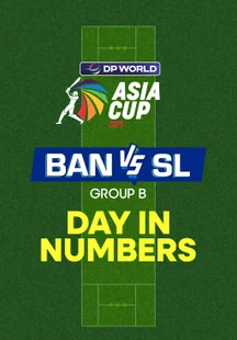 Match Metrics - Bangladesh vs Sri Lanka - 13 Sep 2025 on Sony LIV