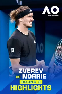Zverev vs Norrie - Round 3 - Highlights - 23 Jan 2026 on Sony LIV