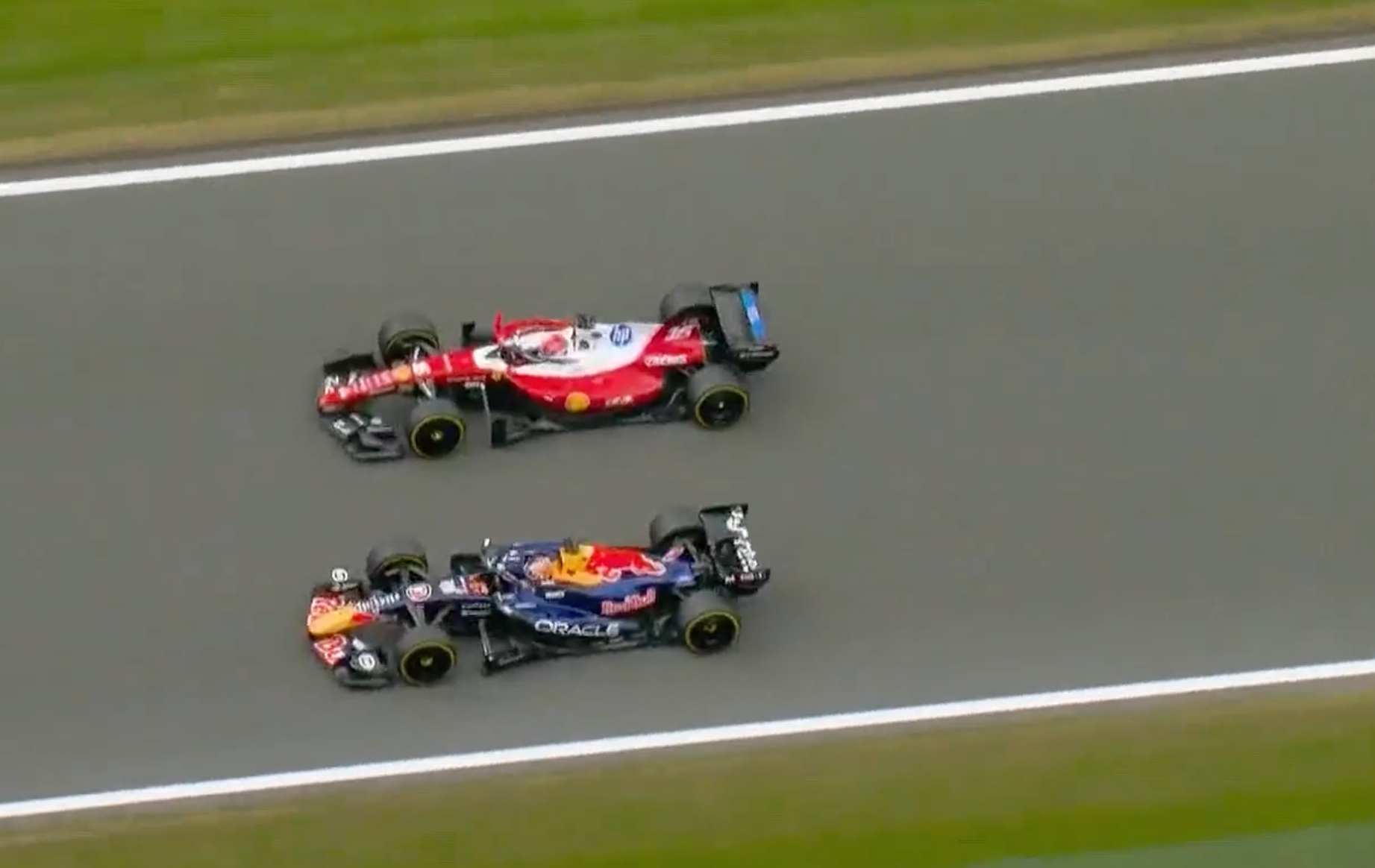 WOW! Max sweeps past Leclerc in the battle for P2 at Spa on Fan Code