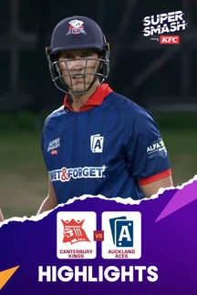 Canterbury Kings vs Auckland Aces - Highlights - 10 Jan 2026 on Sony LIV