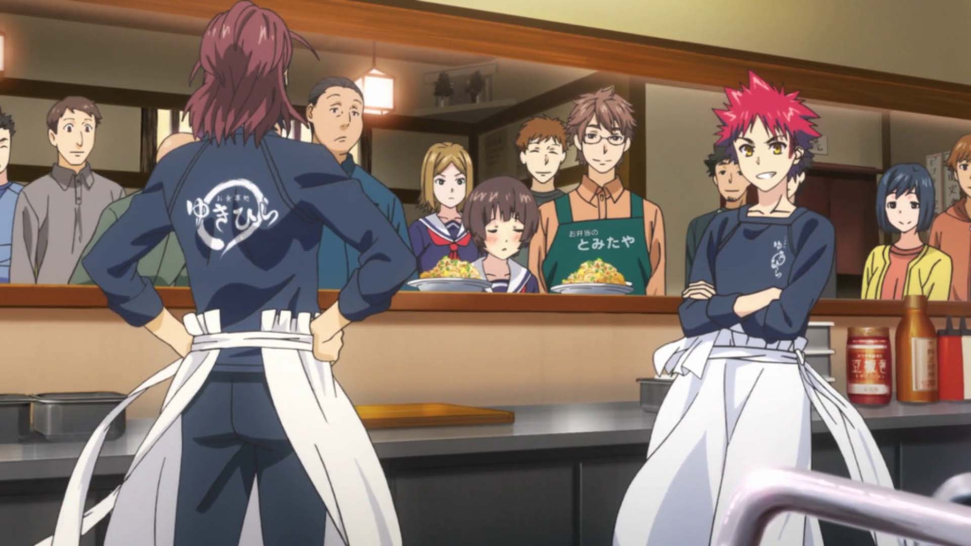 Food Wars! Shokugeki No Soma season 1 episode 1 on undefined