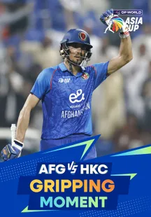 Gripping Moment - Afghanistan vs Hong Kong, China - 9 Sep 2025  on Sony LIV