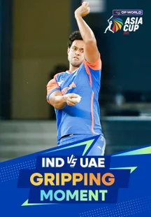 Gripping Moment - India vs UAE - 10 Sep 2025  on Sony LIV