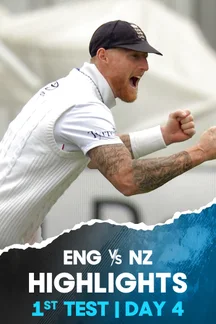 1st Test - Day 4 - Highlights - 7 Jun 2026  on Sony LIV