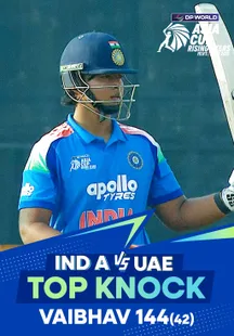 Suryavanshi Scores A Record-Breaking 144 on Sony LIV