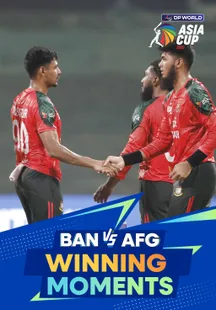 Winning Moment - Bangladesh vs Afghanistan - 16 Sep 2025 on Sony LIV