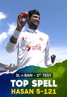 Hasan's Five-Fer Halts Hosts Progress on Sony LIV