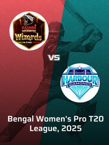 Harbour Diamonds Womens VS Rashmi Medinipur Wizards Womens on Fan Code