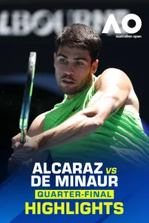 Alcaraz vs de Minaur  - QF - Highlights - 27 Jan 2026 on Sony LIV