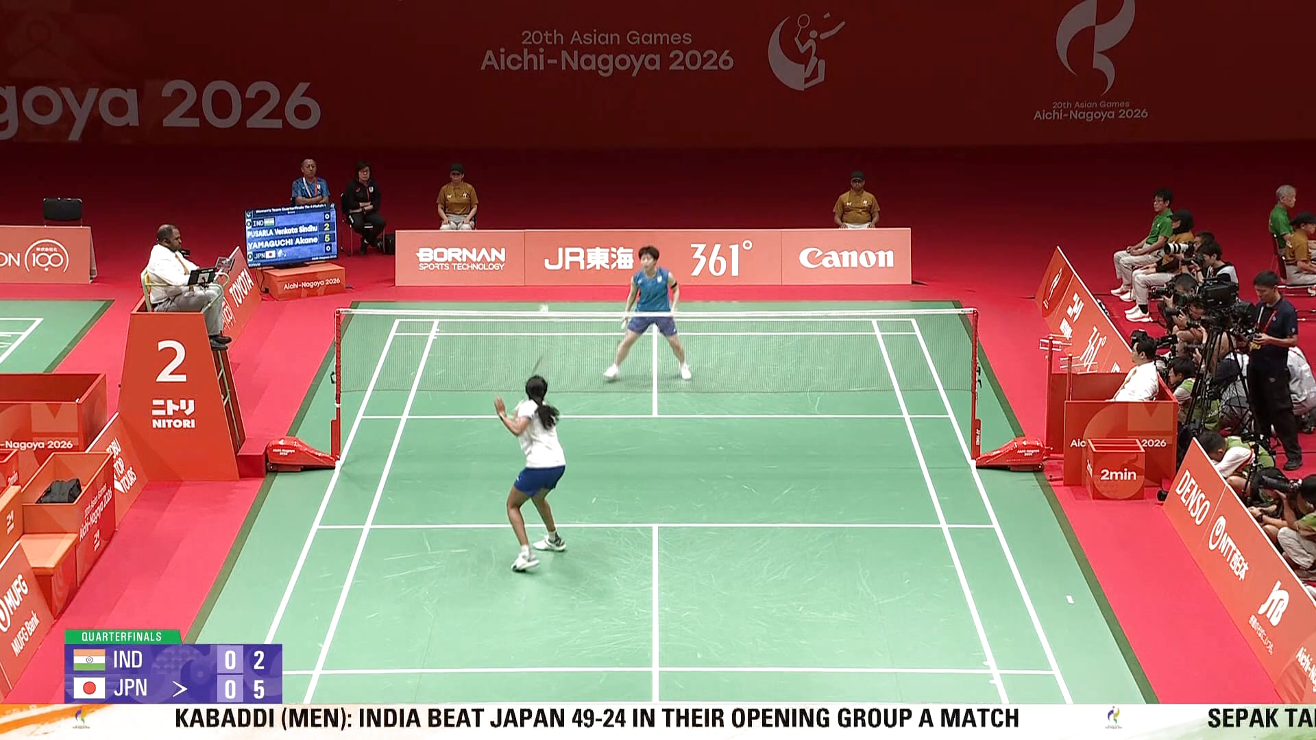 Rally! P.V Sindhu Takes 3rd Point on Sony LIV