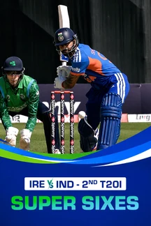 Super Sixes - 2nd T20I - 28 Jun 2026 on Sony LIV