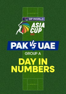 Match Metrics - Pakistan vs UAE - 17 Sep 2025 on Sony LIV