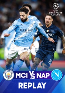 Man City vs Napoli - Replay - 19 Sep 2025 on Sony LIV
