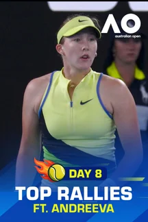 Top Rallies - Day 8 - 25 Jan 2026 on Sony LIV