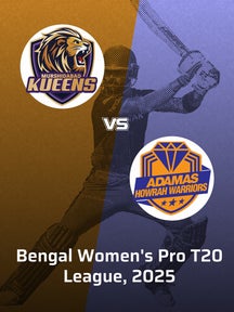 Adamas Howrah Warriors Womens VS Murshidabad Kueens Womens on Fan Code