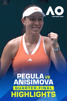 Pegula vs Anisimova - QF - Highlights - 28 Jan 2026 on Sony LIV